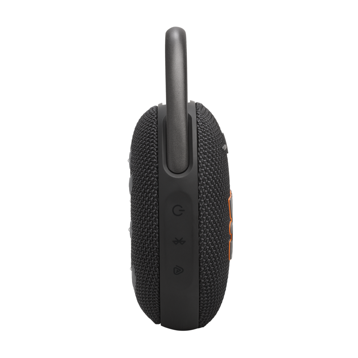 JBL Clip 5 nero — profilo sinistro