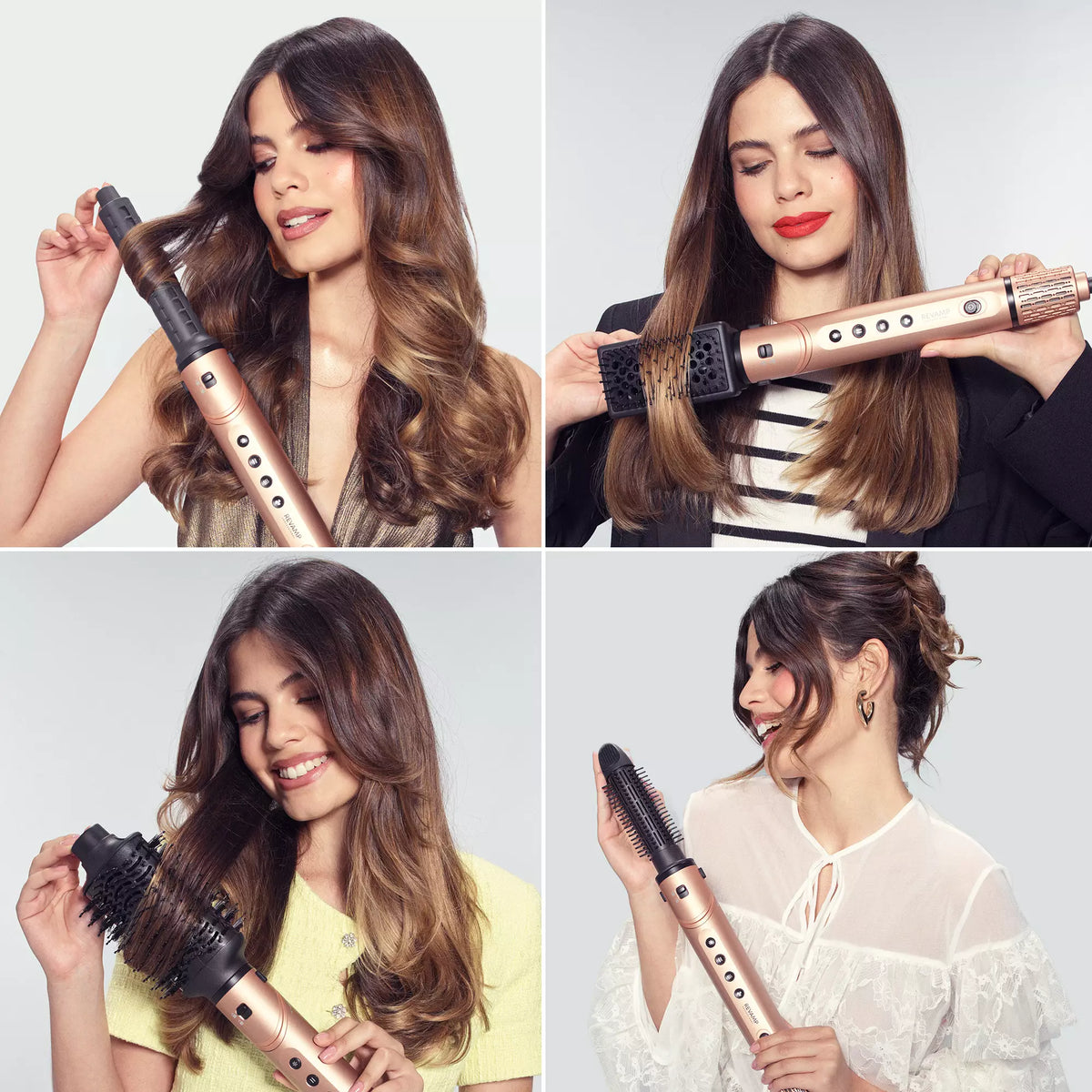 Revamp DR-2850GD-EU Dynamic Radiance Pro styler ad aria 7 in 1 – vista 4