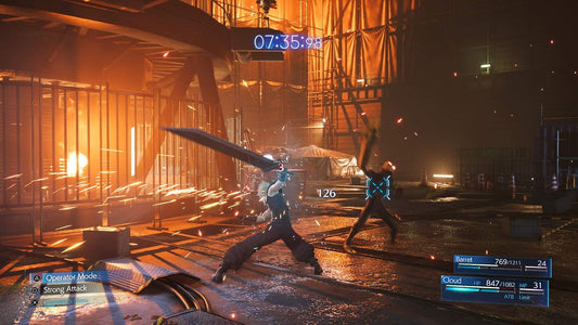 Square Enix Final Fantasy VII Remake Intergrade PS5, confezione inglese – combattimento a Midgar