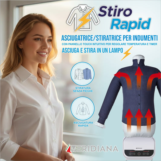 Ferro da stiro verticale - Manichino per Stirare e Asciugare - Meridiana