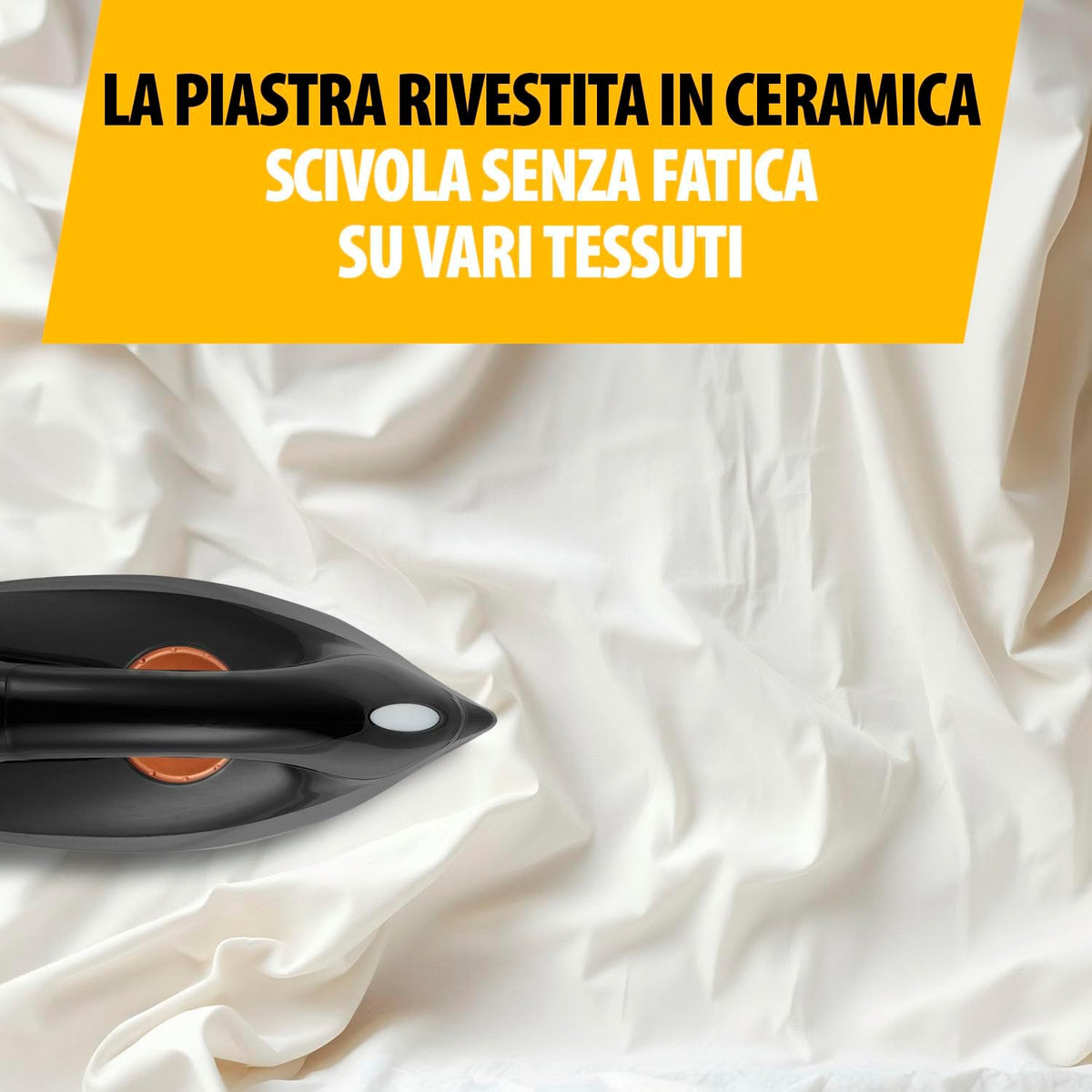 Tristar ST-8930 sistema stirante antracite - Scorrimento della piastra durante la stiratura