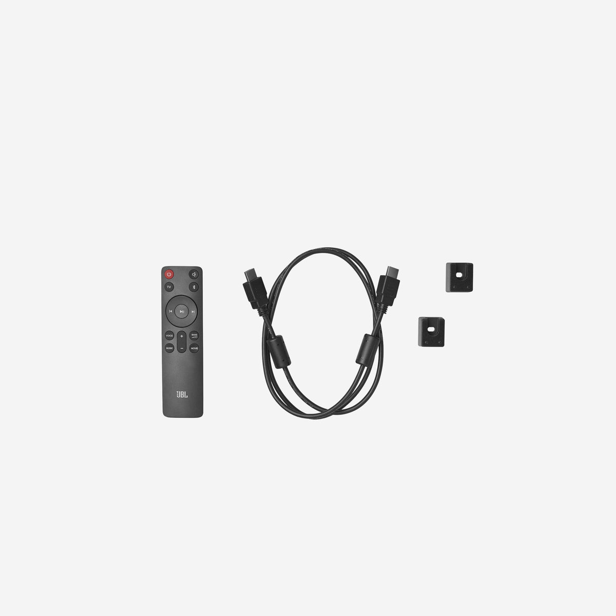 JBL Cinema SB550 — telecomando, cavo HDMI e accessori