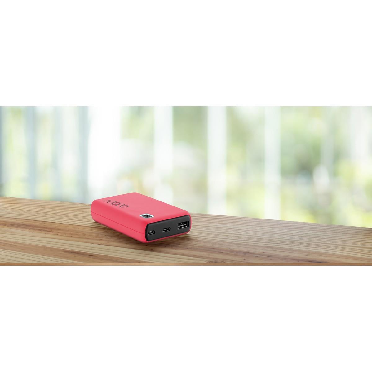 Cellularline ESSENCE PBESSENCE10000P power bank 10000 mAh 12 W, rosa – esempio d’uso