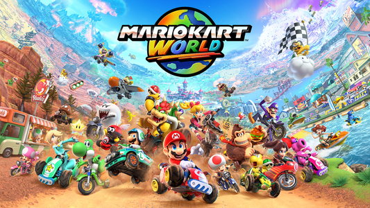 Mario Kart World Nintendo Switch 2 – illustrazione ufficiale del gioco