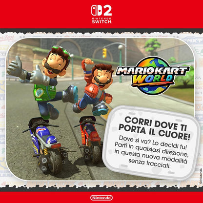 Mario Kart World Nintendo Switch 2 – modalità Corsa libera in italiano