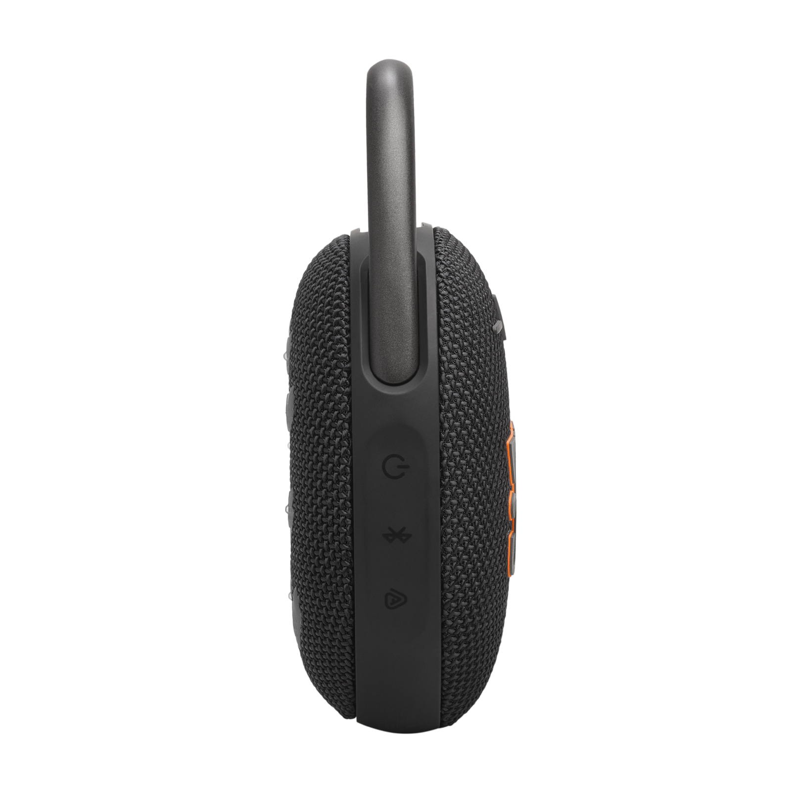 JBL Clip 5 nero — profilo sinistro