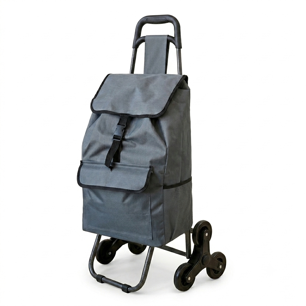 Carrello Spesa Pieghevole Saliscale 6 Ruote Carrello con ruote portatutto - Meridiana