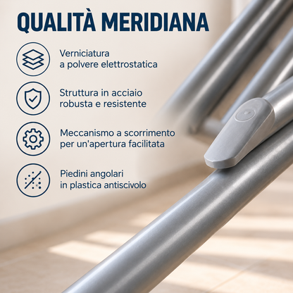 Stendibiancheria Pieghevole in Acciaio 18 m COMODO – Meridiana