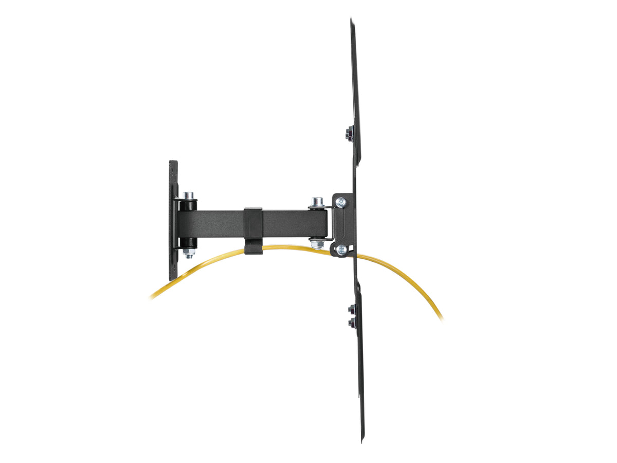 Equip 650412 nero — Vista laterale e gestione cavi