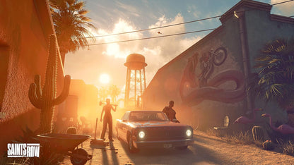Deep Silver Saints Row Day One Edition PS5, confezione IT/ES – Santo Ileso al tramonto