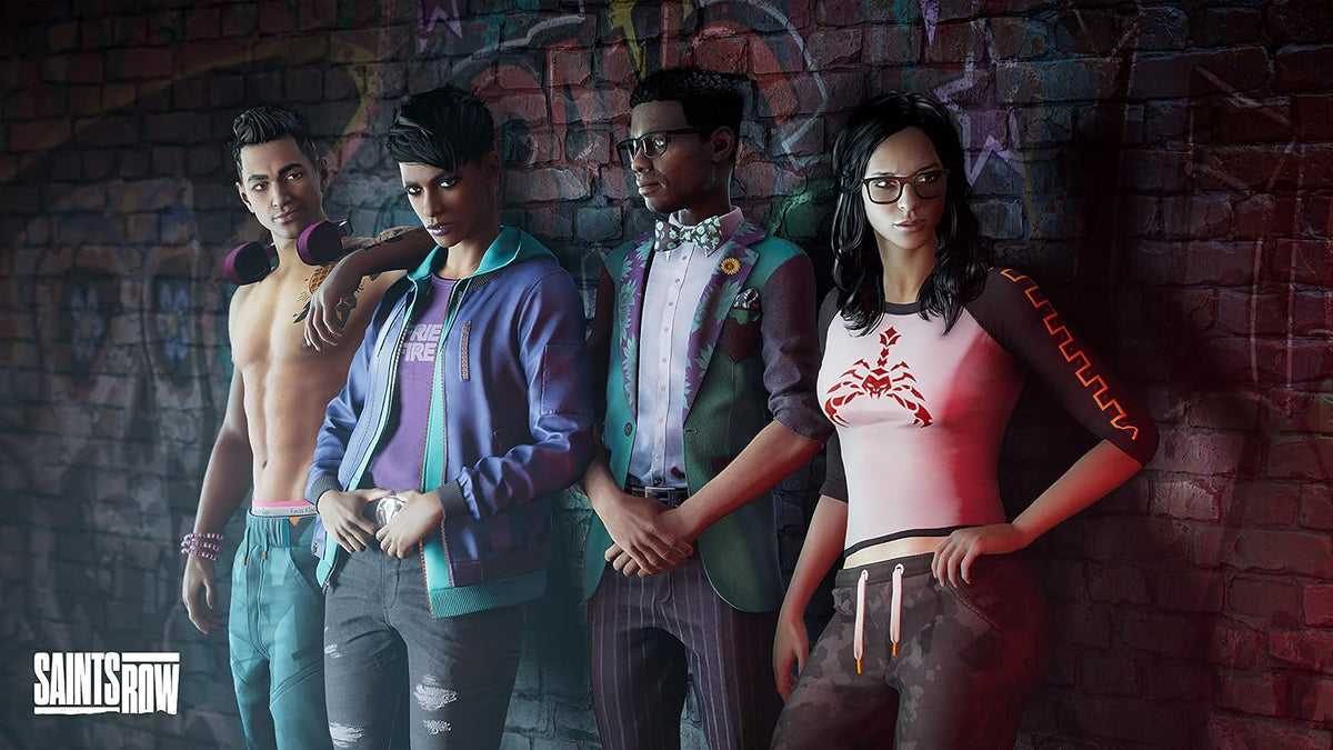 Deep Silver Saints Row Day One Edition PS5, confezione IT/ES – i protagonisti dei Saints