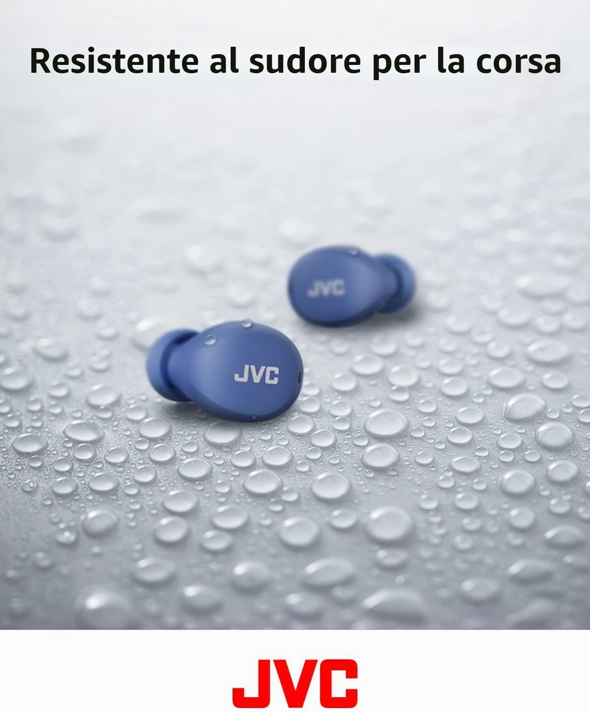 JVC HA-Z66T Gumy Mini blu – resistenza IPX4 degli auricolari