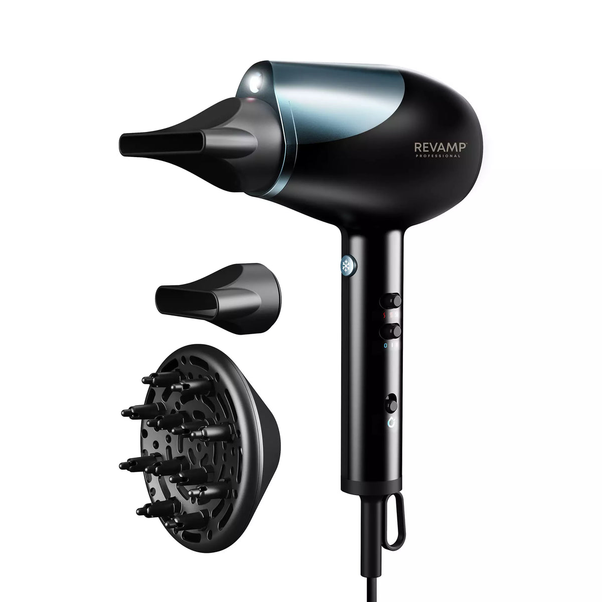 Revamp DR-6000-EU Progloss Hydro Shield X Shine asciugacapelli Nero – vista 1