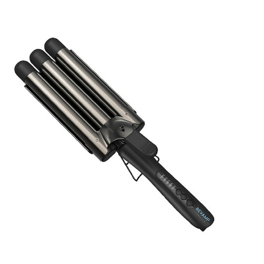 Revamp WV-2000 Progloss Deep Beach Waver piastra a onde tripla canna – vista 1