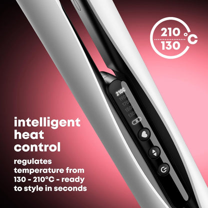 Revamp ST-1850 Progloss Ion Shine piastra per capelli Bianco – vista 4