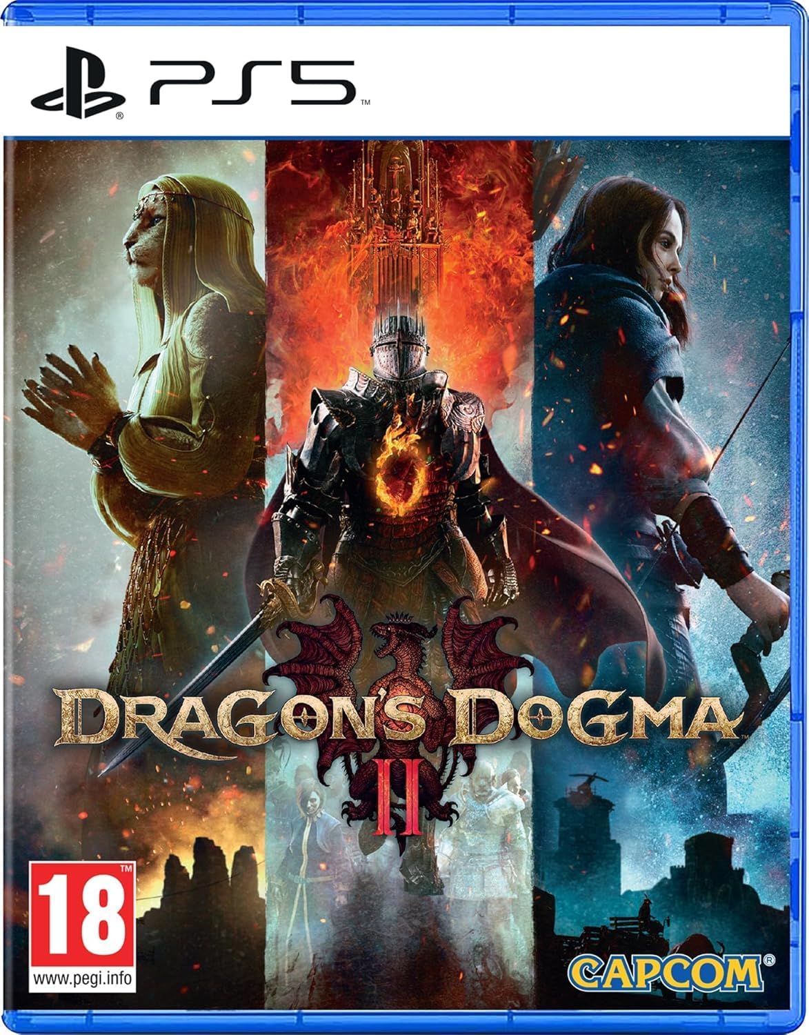 Capcom Dragon’s Dogma 2 Standard PS5, confezione inglese – confezione Standard PS5 vista frontale