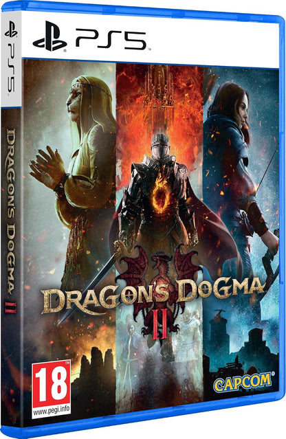 Capcom Dragon’s Dogma 2 Standard PS5, confezione inglese – confezione vista angolata