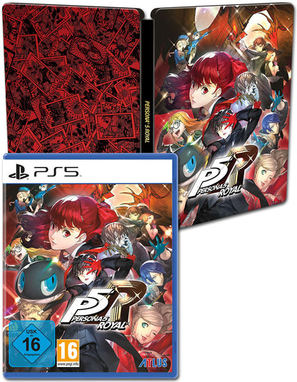 Persona 5 Royal Steelbook PS5, confezione tedesca con custodia metallica