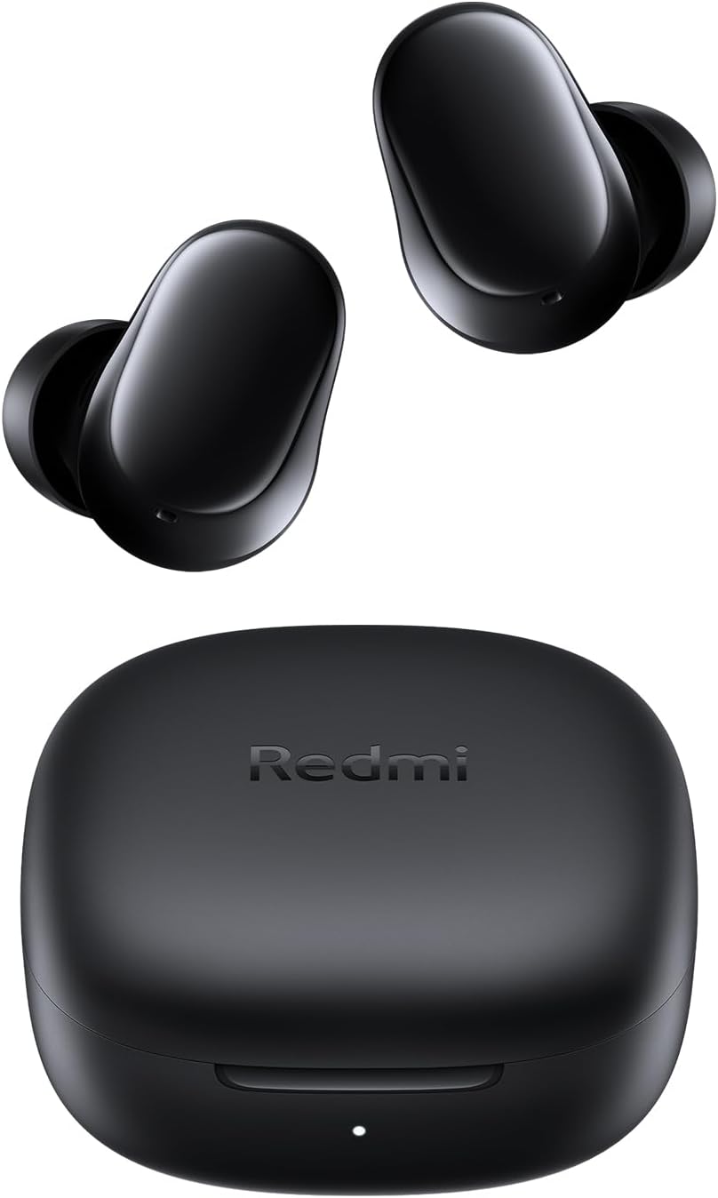 Xiaomi Redmi Buds 6 Play nero – foto principale auricolari e custodia neri