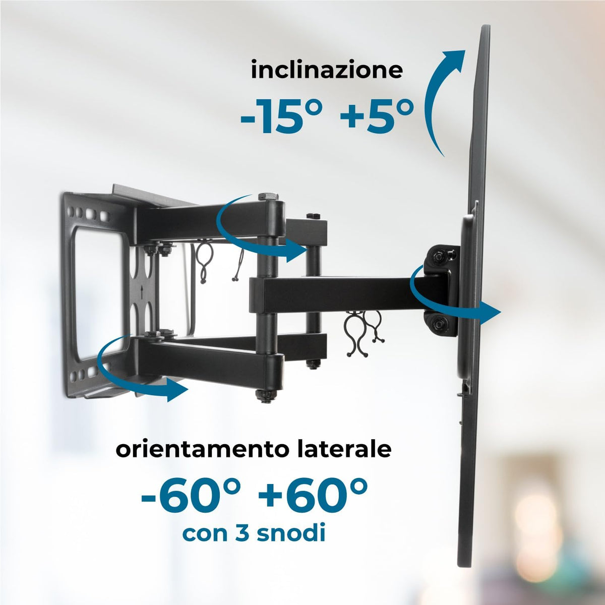 VulTech BTV-D3270LITE nero — Orientamento e inclinazione