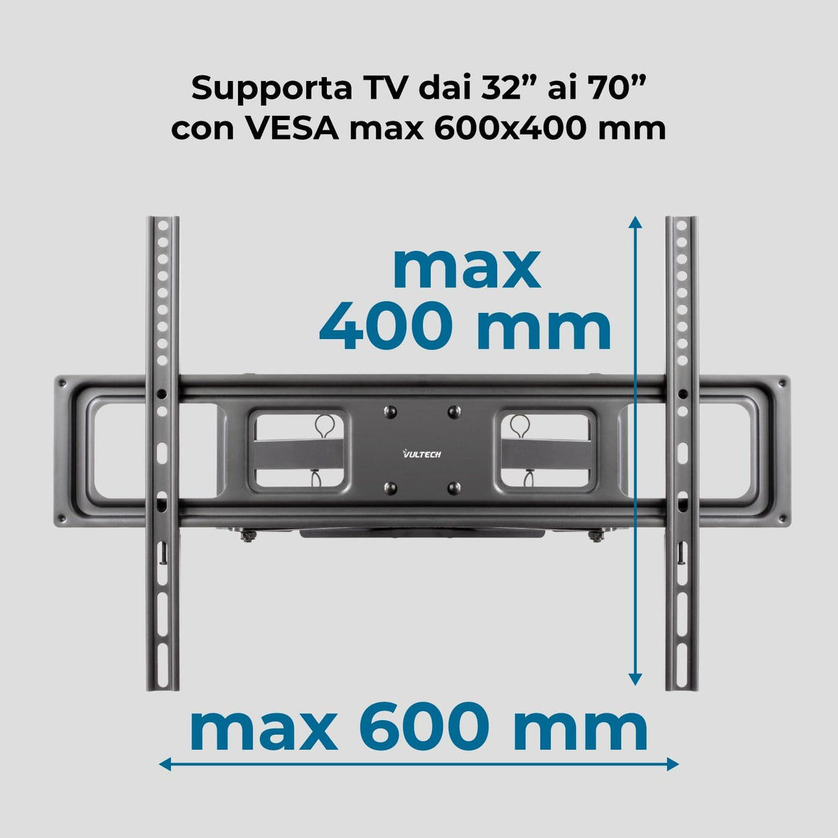 VulTech BTV-D3270LITE nero — Interassi VESA