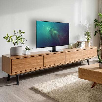 VulTech BTV-TB3255LITE supporto TV da tavolo 32–55 pollici, nero – esempio di utilizzo