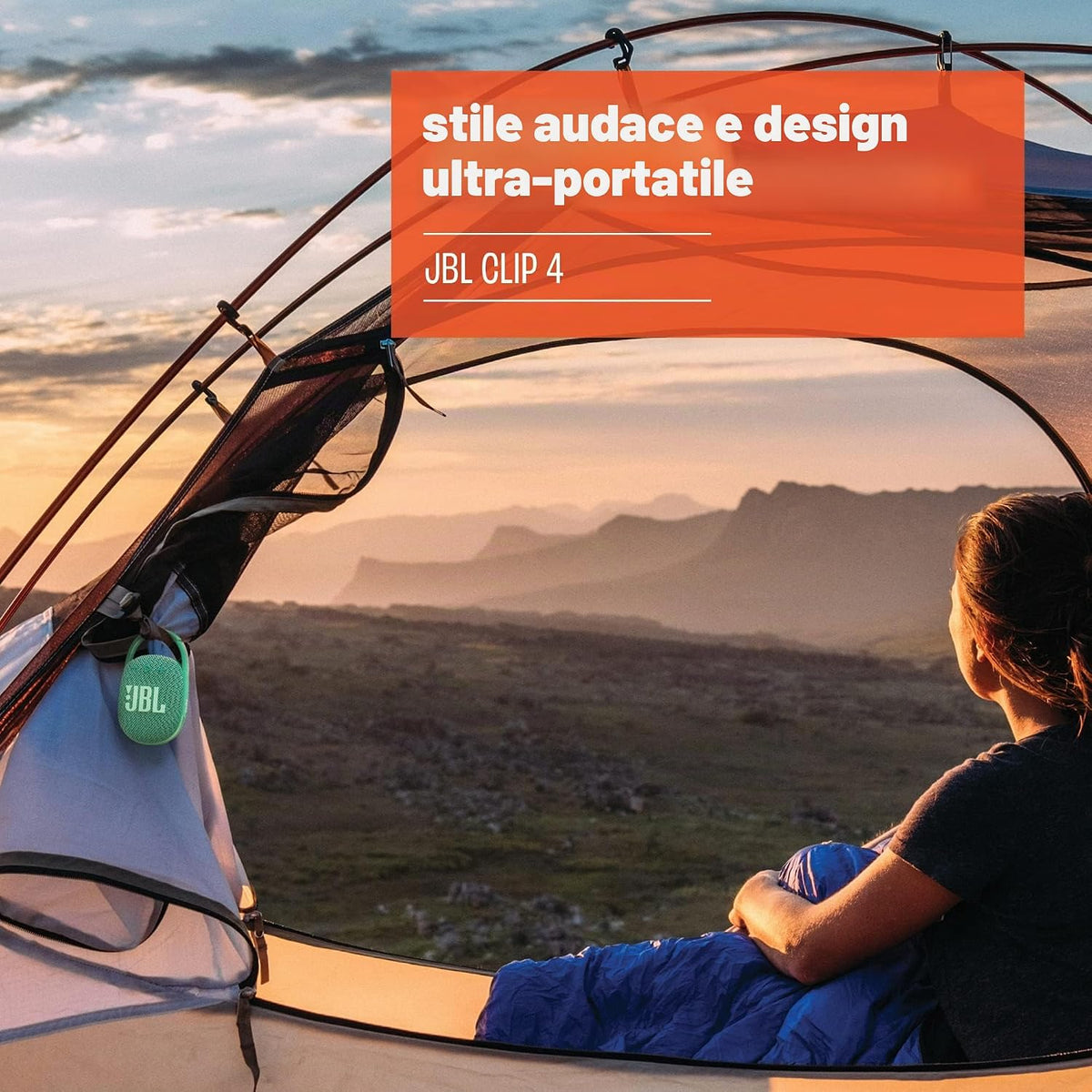 JBL Clip 4 Eco altoparlante Bluetooth Bianco
