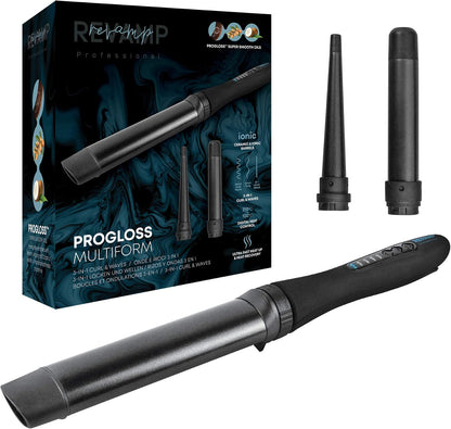 Revamp WD-1500 Progloss Multiform arricciacapelli 3 in 1 Nero