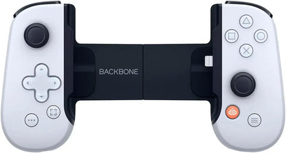 Backbone One PlayStation Edition Gen1 Lightning bianco – controller completo frontale