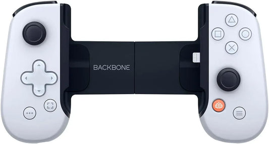 Backbone One PlayStation Edition Gen1 Lightning bianco – controller completo frontale