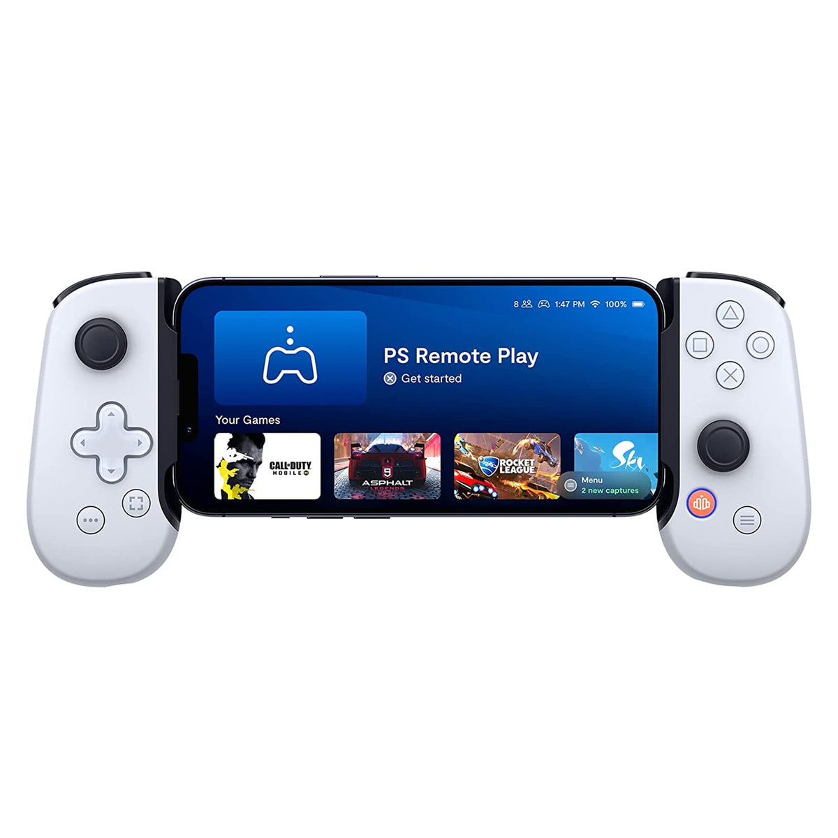 Backbone One PlayStation Edition Gen1 Lightning bianco – controller con iPhone, telefono non incluso