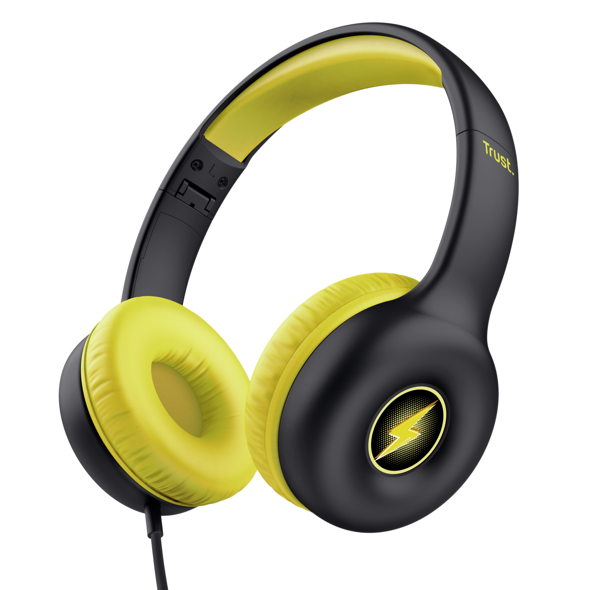 Trust Nouna 25406 cuffie per bambini Nero e giallo – vista 1