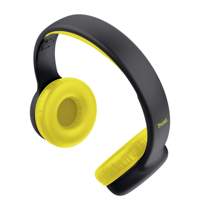 Trust Nouna 25406 cuffie per bambini Nero e giallo – vista 2