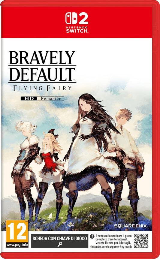 Bravely Default Flying Fairy HD Remaster, confezione italiana Game-Key Card per Nintendo Switch 2
