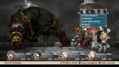 Bravely Default Flying Fairy HD Remaster Switch 2, combattimento a turni con Brave e Default