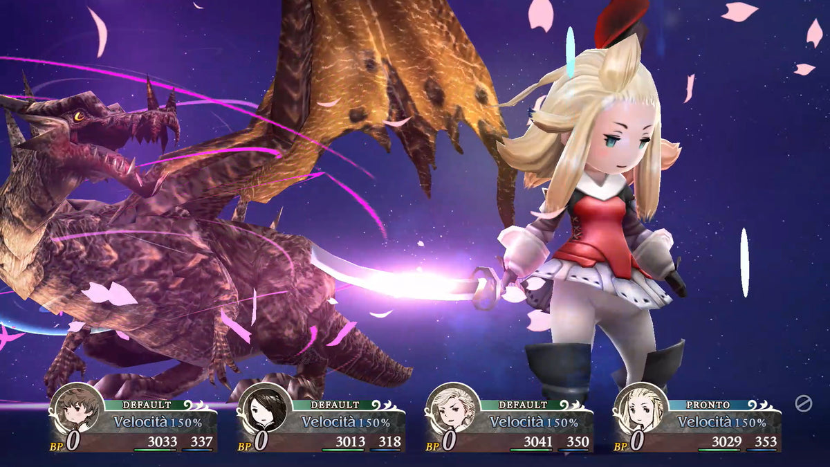 Bravely Default Flying Fairy HD Remaster Switch 2, abilità di combattimento nella versione italiana
