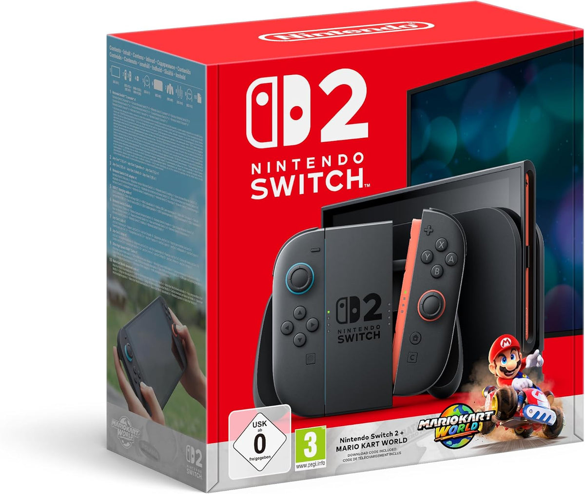 Nintendo Switch 2 console 256 GB + Mario Kart World digitale — vista 4