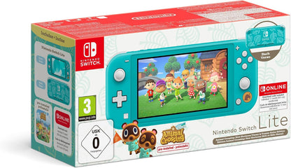 Nintendo Switch Lite console portatile Timmy & Tommy Aloha Edition turchese + Animal Crossing + 12 mesi Nintendo Switch Online — vista 4