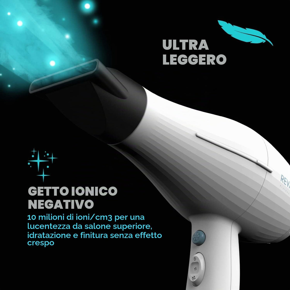 Revamp DR-3850-EU Progloss Ultra X Shine asciugacapelli 2300 W Bianco — vista 4