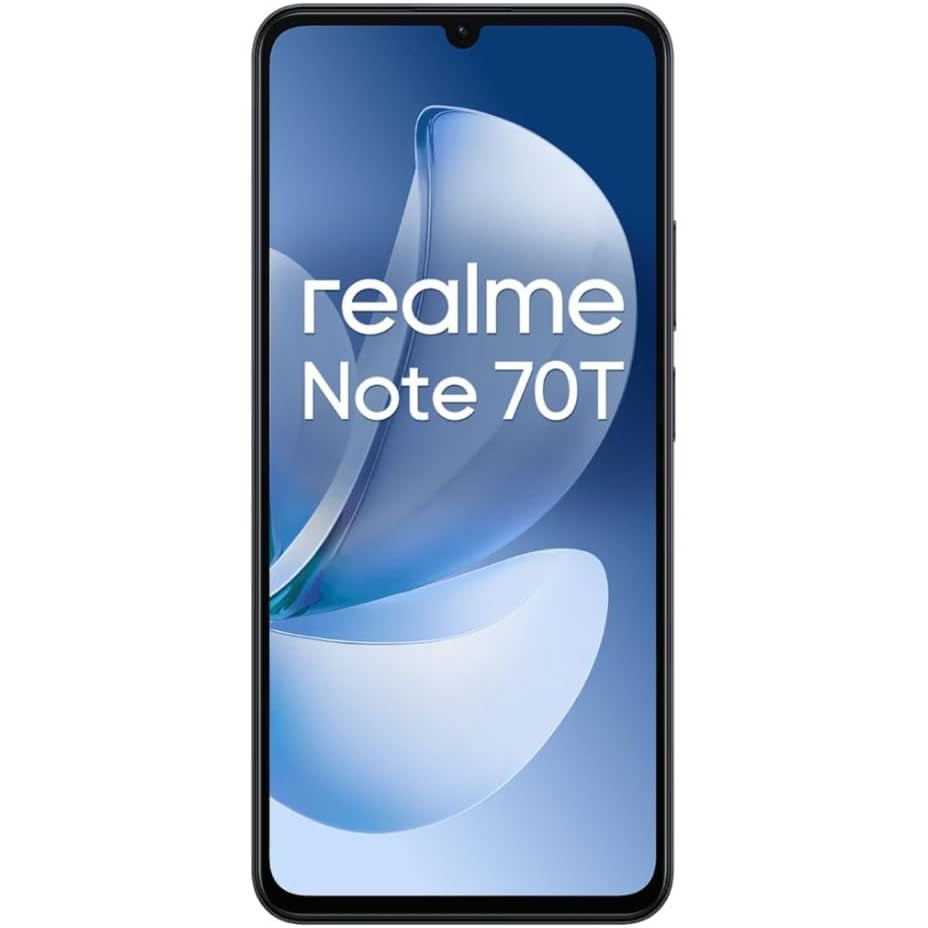 realme Note 70T smartphone 4G 4/256 GB Obsidian Black — vista 2
