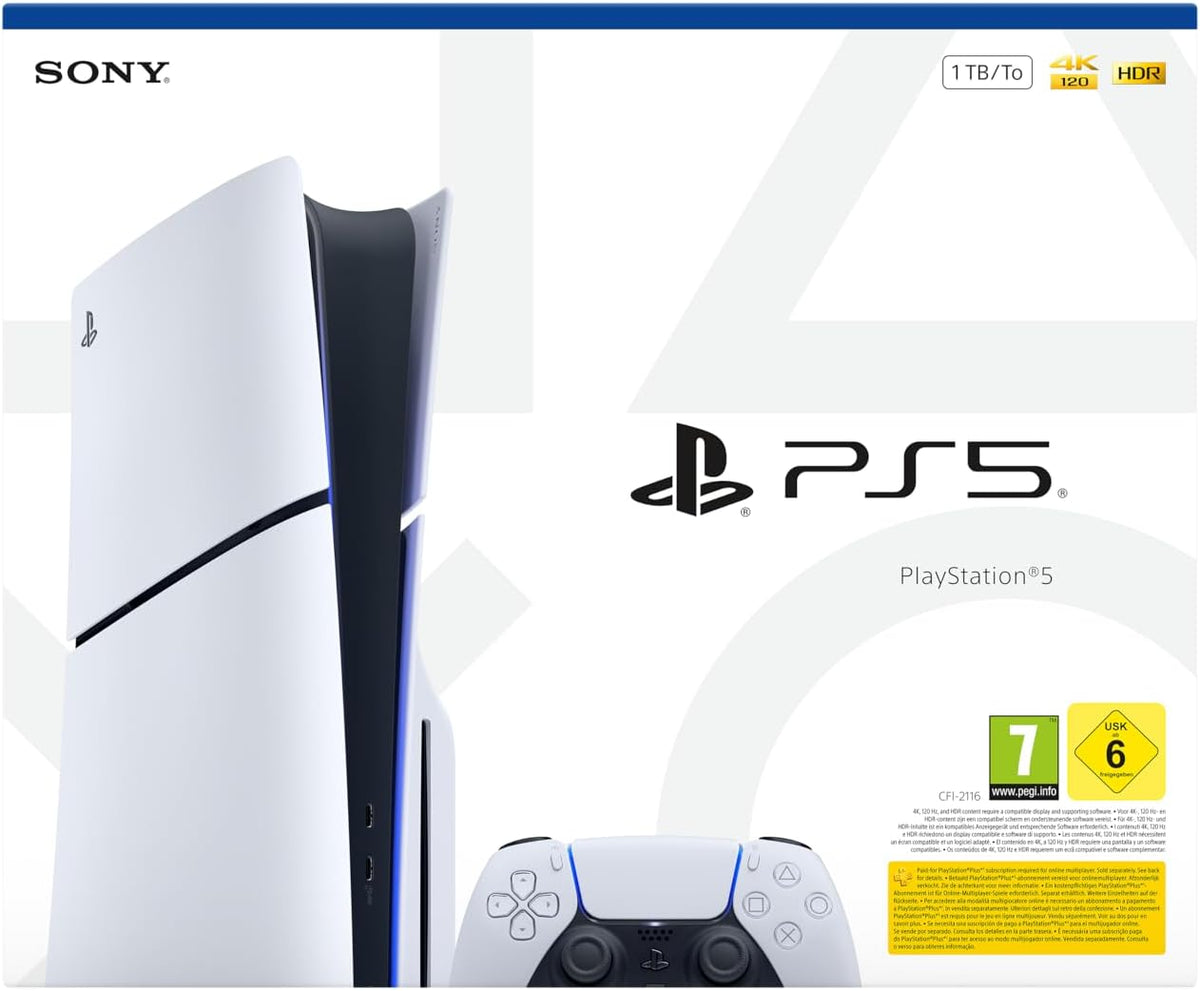 Sony PlayStation 5 Slim console con lettore Blu-ray 1 TB Chassis E — vista 2