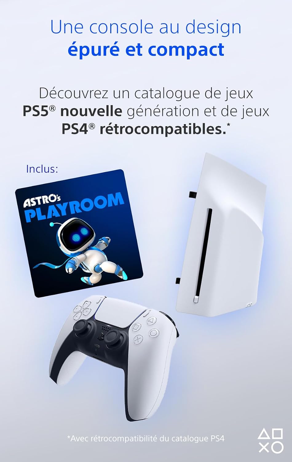 Sony PlayStation 5 Slim console con lettore Blu-ray 1 TB Chassis E — vista 3