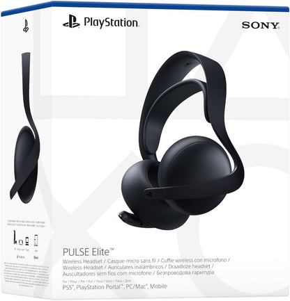 Sony PULSE Elite cuffie wireless gaming Midnight Black — vista 5