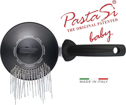 Pensofal PastaSì Baby BioStone PEN8531 pentola con coperchio colapasta 16 cm · 1,5 litri · Nero — vista 3