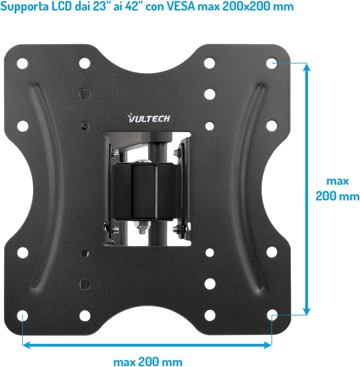 VulTech BTV-D2342LITE supporto TV nero, immagine 4