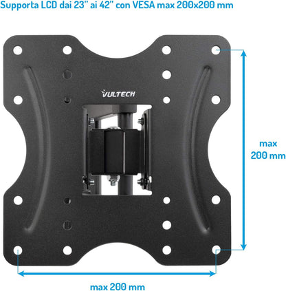 VulTech BTV-D2342LITE supporto TV nero, immagine 4