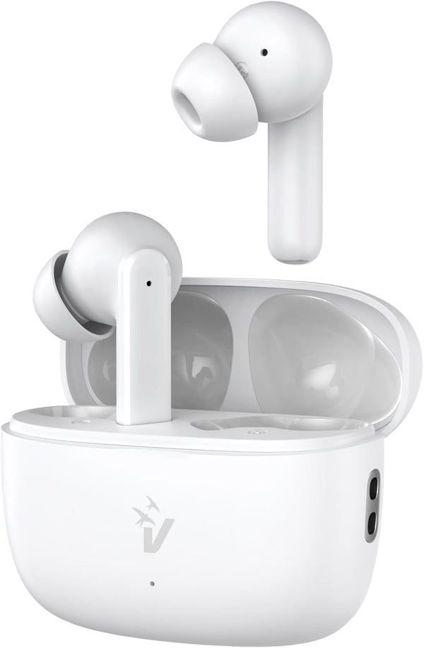 VulTech Pop EP-40WH auricolari Bluetooth ANC, bianchi