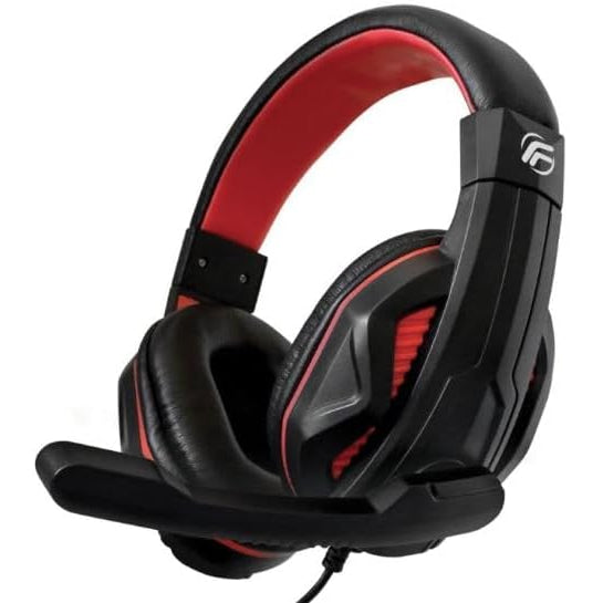 Fenner Tech Soundgame PC13 cuffie gaming nere e rosse, vista principale