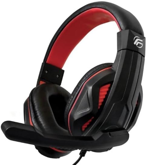 Fenner Tech Soundgame PC13 cuffie gaming nere e rosse, vista principale