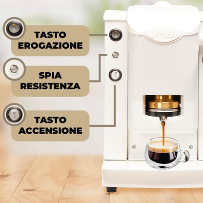 Faber Slot Plast Basic macchina da caffè a cialde Pure White — vista 1